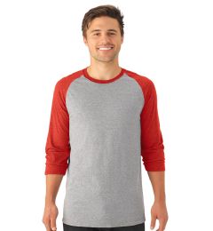 24 Pieces Men's Jerzees TrI-Blend Baseball T-Shirts, Size Xlarge - Mens T-Shirts