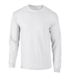 24 Bulk Men's White Long Sleeves T-Shirt, Size 3xl