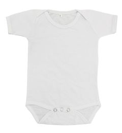 24 Pieces Infant White Cotton Onesie, Size S - Baby Apparel