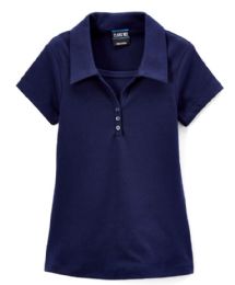 12 Pieces Girls Navy Uniform Top Size 8 - Girls School Uniform Shirts