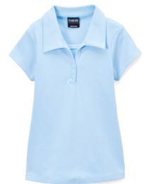 12 Pieces Girls Sky Blue Uniform Top Size 10 - Girls School Uniform Shirts