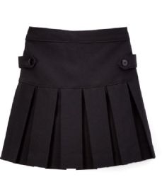 12 Wholesale Girls' Black Uniform Skirts In Sizes 16-18