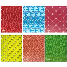 144 Wholesale Two Pocket Paper Folder Assorted