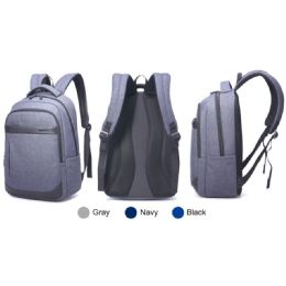 12 Pieces Backpack Assorted Color - Backpacks 18" or Larger