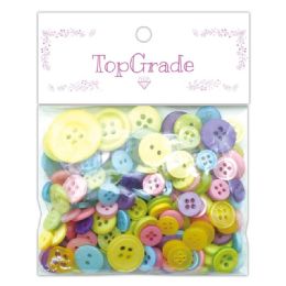 96 Wholesale Buttons Assorted Sizes And Colors