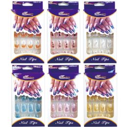96 Wholesale Nail Assorted Color