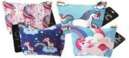 24 Wholesale Unicorn Assorted Printed Coin Bag