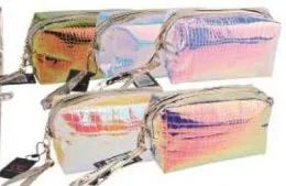 24 Pairs Transparent Hologram Cosmetic Bag - Cosmetic Cases
