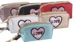 24 Pairs " Love" Cosmetic Bag - Cosmetic Cases