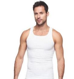 72 Pieces Mens Cotton A Shirt Undershirt Solid White Assorted Sizes - Mens T-Shirts