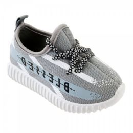 9 Units of Kids Blessed Jogger In Gray And White - Boys Sneakers