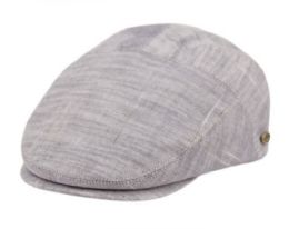 12 of Cotton Slim Fit Six Panel Tweed Ivy Caps In Gray