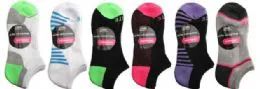 48 Pairs Womens 2 Pair Elite No Show Athletic Performance Socks Size 9-11 - Womens Ankle Sock