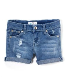 12 Pieces Girls' Denim Shorts Size 4-6x - Girls Apparel