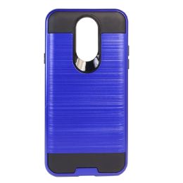 12 Wholesale For Lg Q7 Blue Metallic Case