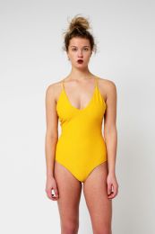Yacht & Smith Womens Fashion Color Reversible One Piece Bathing Suit Size Large - Womens Swimwear