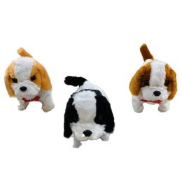 24 Wholesale Barking And Walking Dog [colored Ears & Tail]