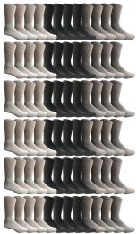 Yacht & Smith Women's Cotton Assorted Colored Crew Socks