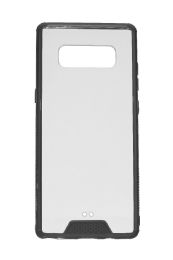 12 Wholesale For Galaxy Note 8 Clear Case Black