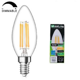 60 Units of Maxlite One Pack Led Chandelier Bulb 4 Watt - Lightbulbs