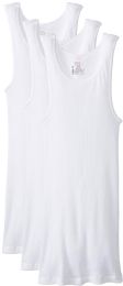 Hanes Classics Men's Tagless Comfortsoft White A-Shirt 3-Pack Size 2xl - Mens T-Shirts