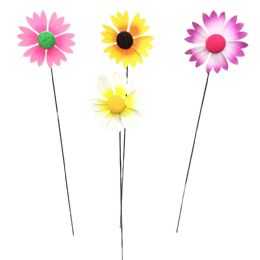 48 of Yard Stake Colorful Daisies
