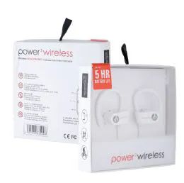 6 Wholesale Power 3 Wireless White Wireless Headphones