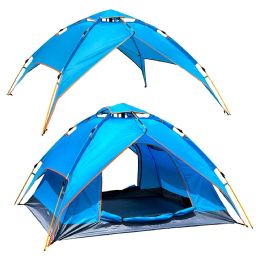 Bulk Camping Tent Light Blue 3-4 People