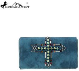6 Pieces Montana West American Native Collection Secretary Style Wallet - Wallets & Handbags