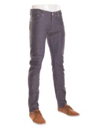 24 Pieces Mens Skinny Stretch Jeans Joggers Light Gray - Mens Jeans