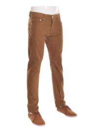 24 Wholesale Mens Skinny Stretch Jeans Jogger Pants Solid Tobacco