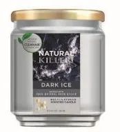 6 Pieces Natural Killer 130z Candle With Clean Air Technology Odor Eliminator, Dark Ice - Candles & Accessories