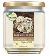 6 Pieces Natural Killer 130z Candle With Clean Air Technology Odor Eliminator, Cookies And Cream - Candles & Accessories
