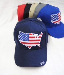 36 Wholesale Usa Baseball Cap