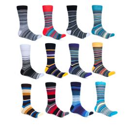 240 Pairs Alberto Cardinali Mens Pattern Dress Socks - Mens Dress Sock