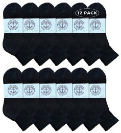 Yacht & Smith Women's Black Quarter Ankle Socks - Size 9-11