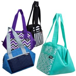 24 Wholesale 10" Inch Insulated Triangle Frame Insulated Cooler In 4 Assorted Colors