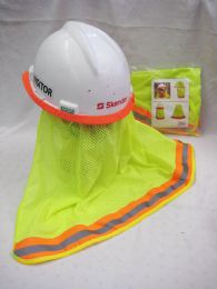 36 Pieces Neon Yellow Hard Hat Cover Only - Sun Hats
