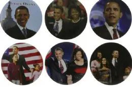 144 Units of Obama Pins - Hat Pins & Jacket Pins