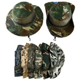 24 Bulk Floppy Boonie Hat (digital/army Camo) Mesh Sides