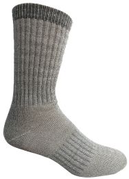 60 Pairs Yacht & Smith Men's Merino Wool Thermal Socks Heather Grey Size 10-13 - Mens Thermal Sock