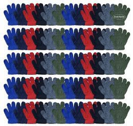 240 Pairs Yacht & Smith Kids Warm Winter Colorful Magic Stretch Gloves Ages 2-5 - Kids Winter Gloves