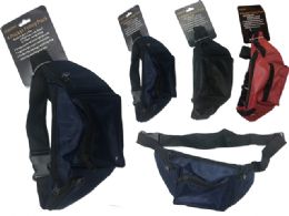 144 Pieces 4 Pocket Adjustable Fanny Pack - Fanny Pack