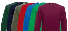 36 Pieces Mens Fruit Of The Loom Sweat Shirt Assorted Colors And Sizes S-2xl - Mens Sweat Shirt