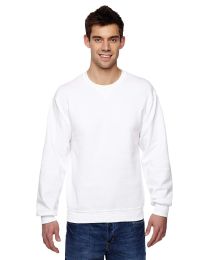 36 Pieces Mens Fruit Of The Loom Sweat Shirt, White Color Size M - Mens Sweat Shirt