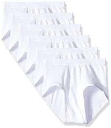 72 Pieces Men's Fruit Of The Loom White Briefs,size M - Mens Underwear