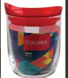 12 Wholesale Stackable Glass Jar With Color Lids