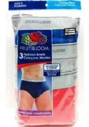 24 Wholesale Men's Fruit Of The Loom 3 Pack Briefs, Size S