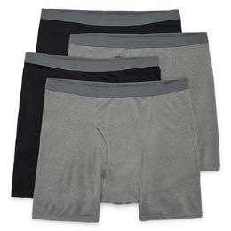 72 Wholesale Men's Fruit Of The Loom Boxer Brief (mid Rise), Size S