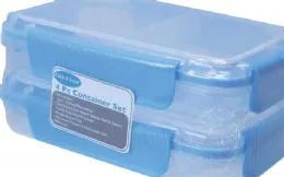 12 Wholesale 4 Piece Plastic Container With Click And Lock Lids
